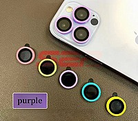 Accesorii GSM - Protectie sticla camera foto: Protectie sticla camera foto Ceramic Apple iPhone 15 Plus Purple