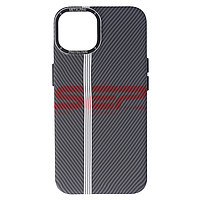 Accesorii GSM - PC Back Cover: Toc PC MetalRing Carbon Apple iPhone 14 Graphite